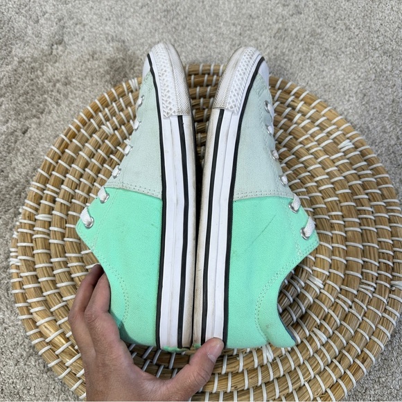 Converse Women’s Chuck Taylor Allstar Low Top Sneakers Shoes in Mint White 5 - Picture 7 of 12